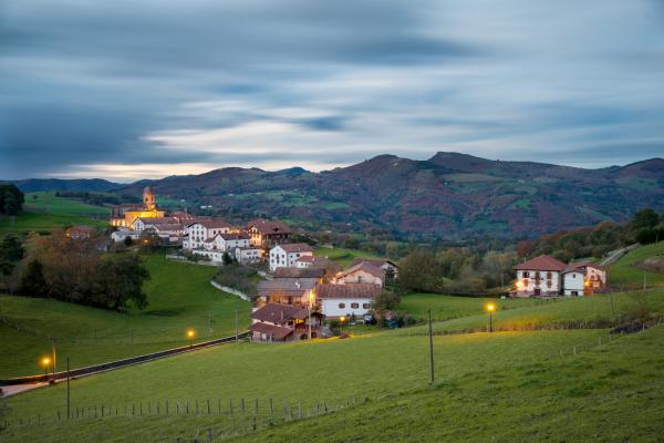 Vista del pueblo de Ziga